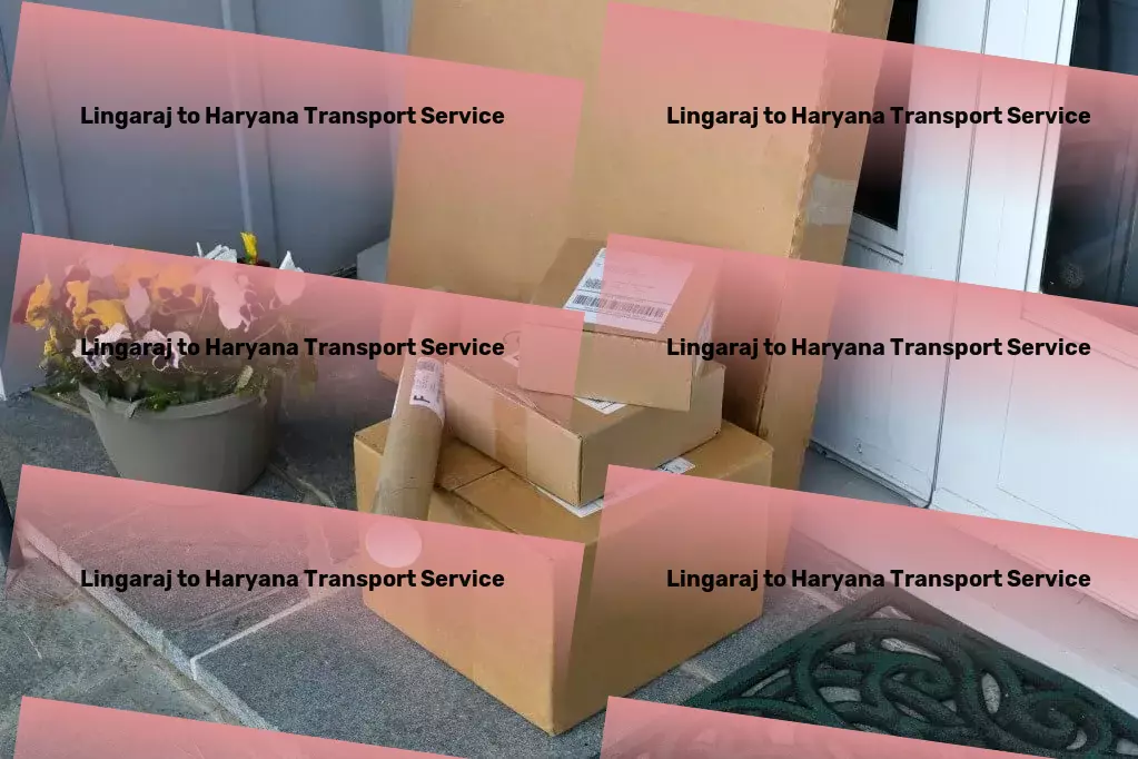 Lingaraj to Haryana Transport Motorcycle shipping services