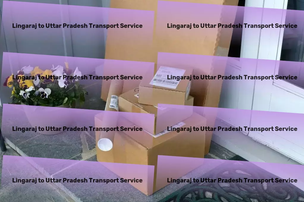 Lingaraj to Uttar Pradesh Transport Scheduled delivery services