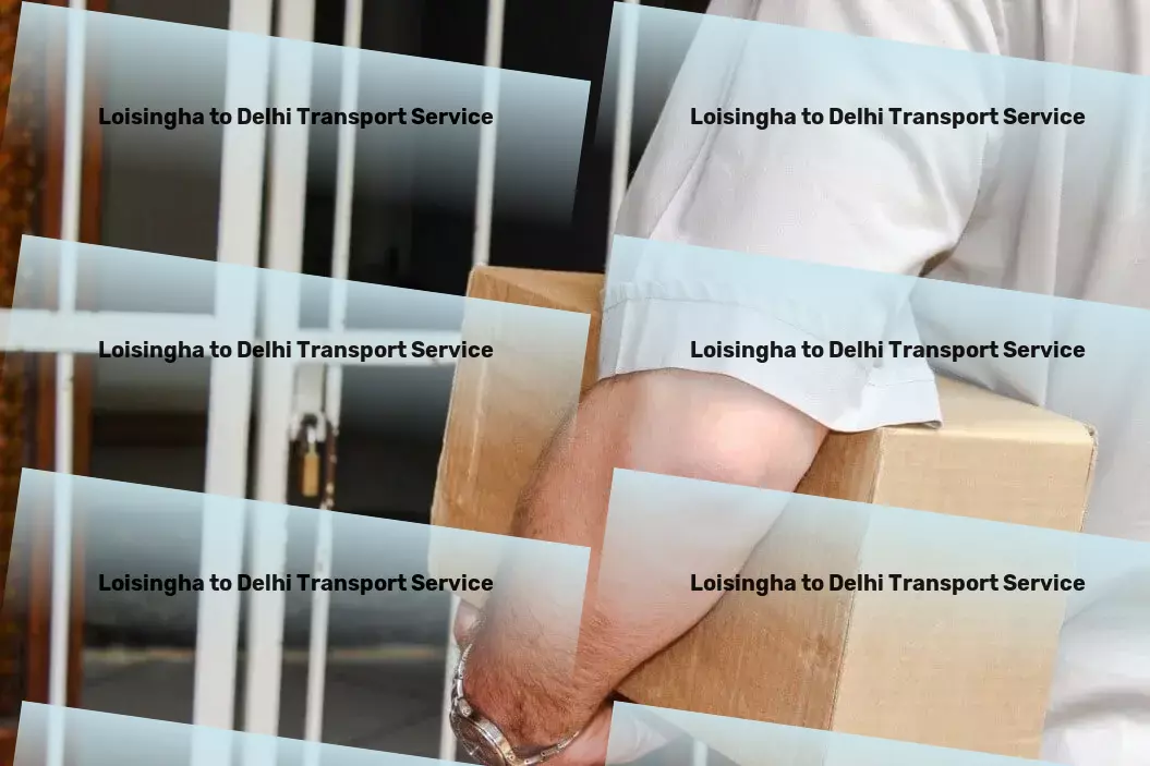 Loisingha to Delhi Transport Urban courier services