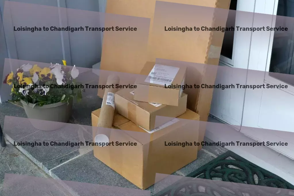 Loisingha to Chandigarh Transport International cargo shipping