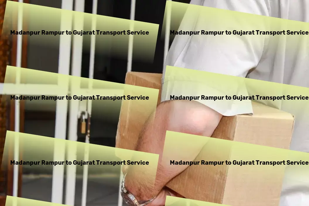 Madanpur Rampur to Gujarat Transport Rapid cargo forwarding