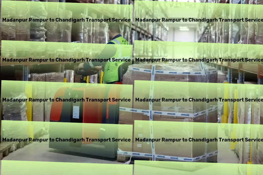 Madanpur Rampur to Chandigarh Transport Total logistic operations