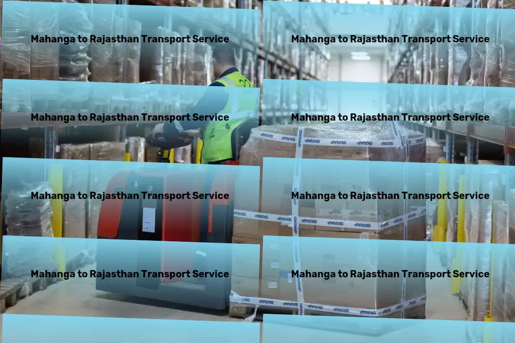 Mahanga to Rajasthan Transport Pioneering innovative transportation strategies for you! - Nationwide goods forwarding