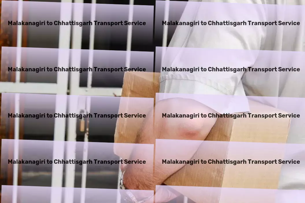 Malakanagiri to Chhattisgarh Transport Urban freight and shipment services