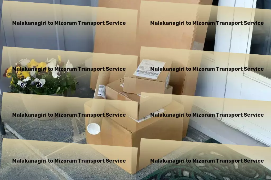 Malakanagiri to Mizoram Transport Agricultural transport services