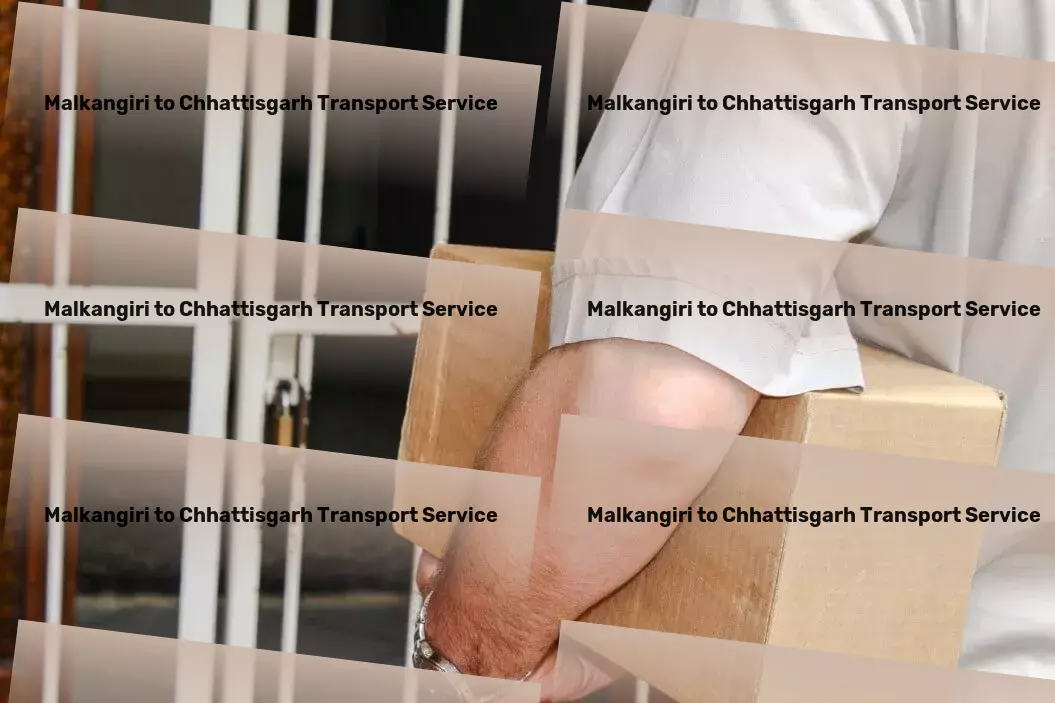 Malkangiri to Chhattisgarh Transport Specialized freight delivery