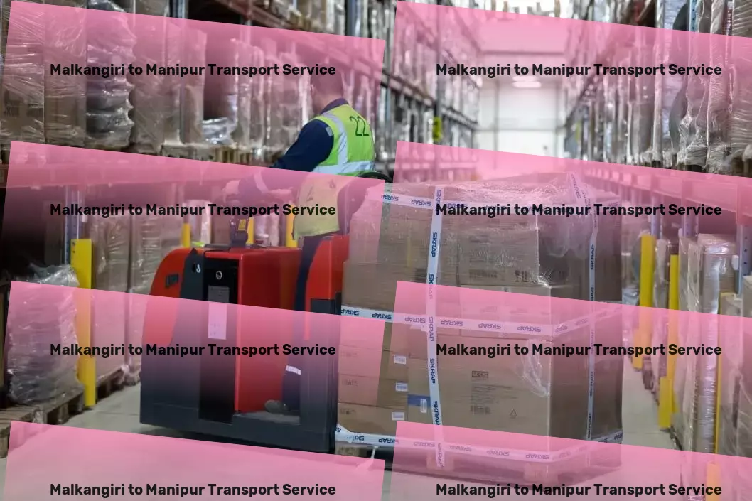 Malkangiri to Manipur Transport Serving up innovation in Indian goods transit! - Full-scale goods shipment services