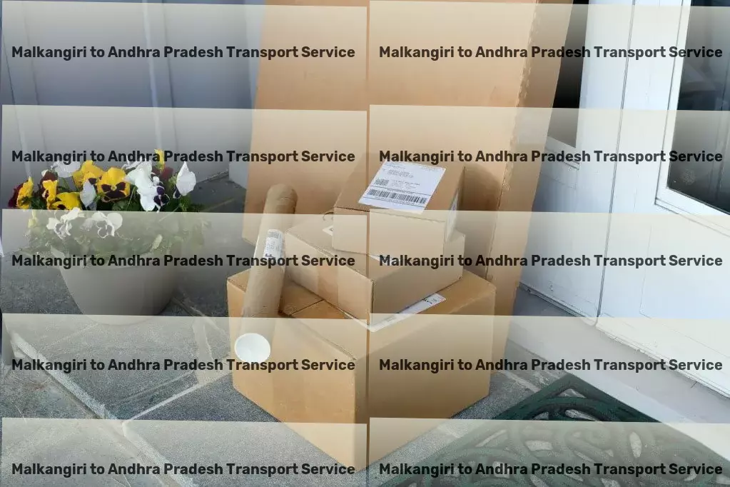 Malkangiri to Andhra Pradesh Transport Immediate delivery services