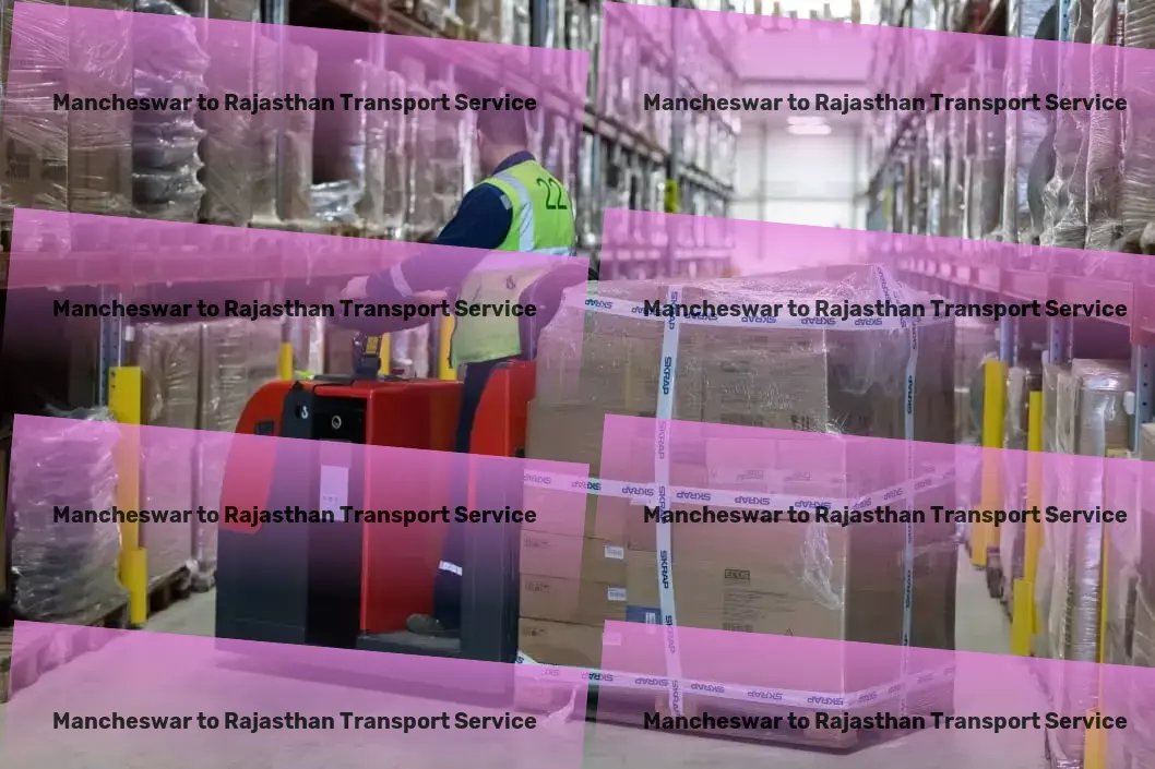 Mancheswar to Rajasthan Transport Express goods shipment solutions