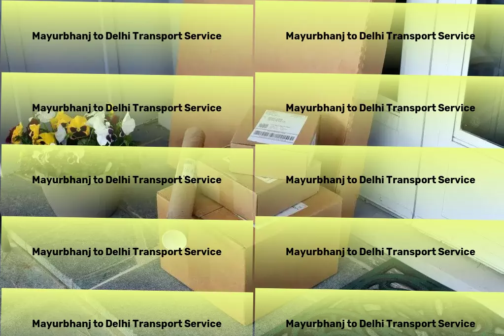 Mayurbhanj to Delhi Transport Enhance your travel experiences with cutting-edge tech! - Quick bulk transport