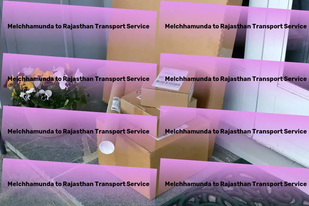 Melchhamunda to Rajasthan Transport Precision-driven logistics for a smoother journey within India! - Parcel logistics solutions